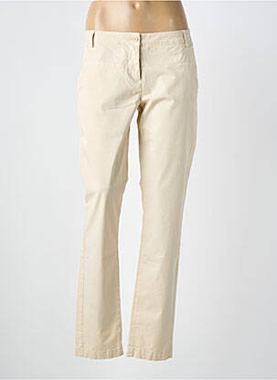 Pantalon chino taille basse taille basse beige ARMOR LUX femme