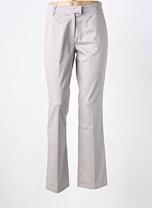 Pantalon flare taille élastique taille basse gris LEWINGER femme