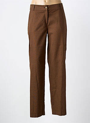 Pantalon cargo coupe droite taille normale marron ARMOR LUX femme