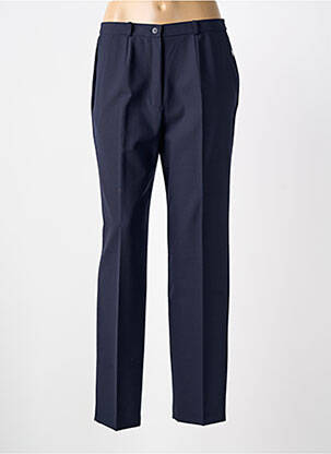 Pantalon slim poches taille haute bleu PIER BÉ femme