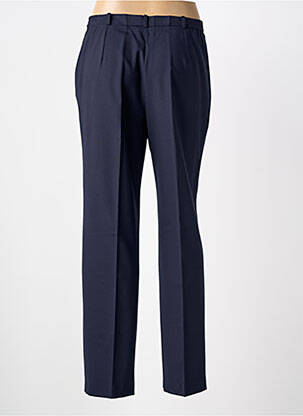 Pantalon slim poches taille haute bleu PIER BÉ femme