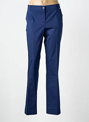 Pantalon chino tissage popeline taille normale bleu ARMOR LUX femme