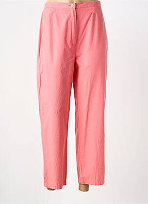 Pantalon 7/8 taille haute taille haute rose ARMOR LUX femme