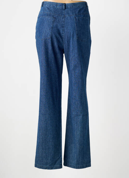 Jeans coupe droite stretch taille normale bleu FEDORA femme