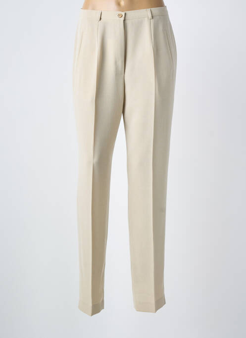 Pantalon slim taille normale taille normale beige FEDORA femme