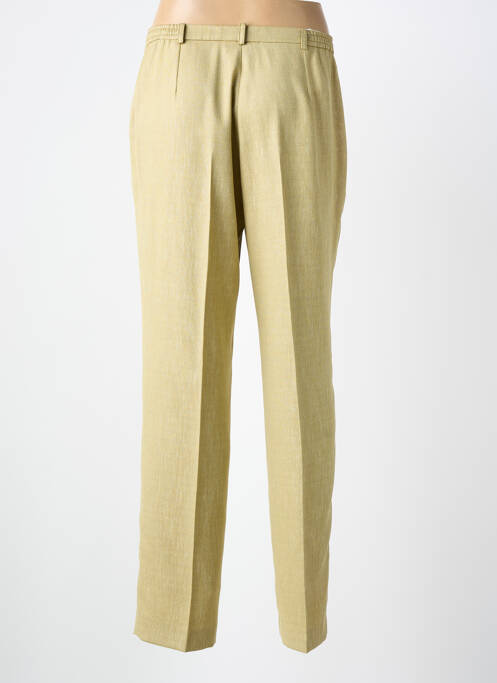 Pantalon droit taille à pinces taille haute vert PIER BÉ femme