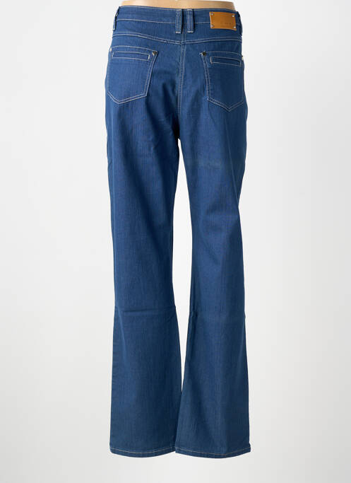 Jeans coupe droite bleu CLAUDE DE SAIVRE femme