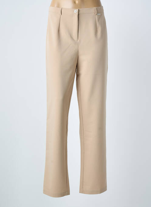 Pantalon droit beige LEWINGER femme