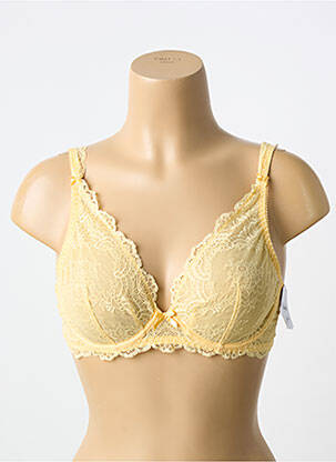 Soutien-gorge bretelle multi position haut soutien-gorge emboitant jaune AUBADE femme