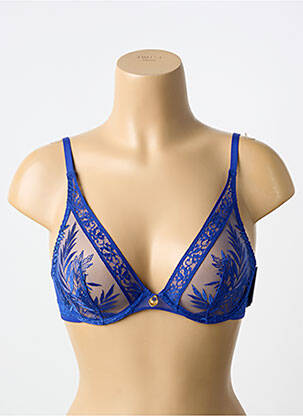 Soutien-gorge bretelle multi position haut soutien-gorge emboitant bleu AUBADE femme