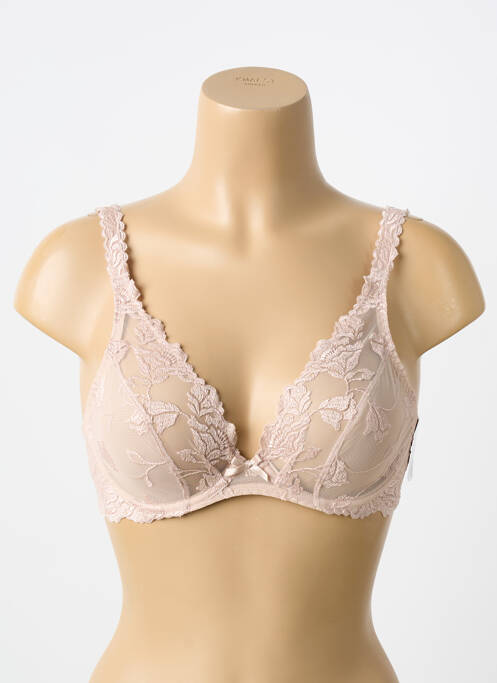 Soutien-gorge légère et transparente haut soutien-gorge emboitant rose AUBADE femme