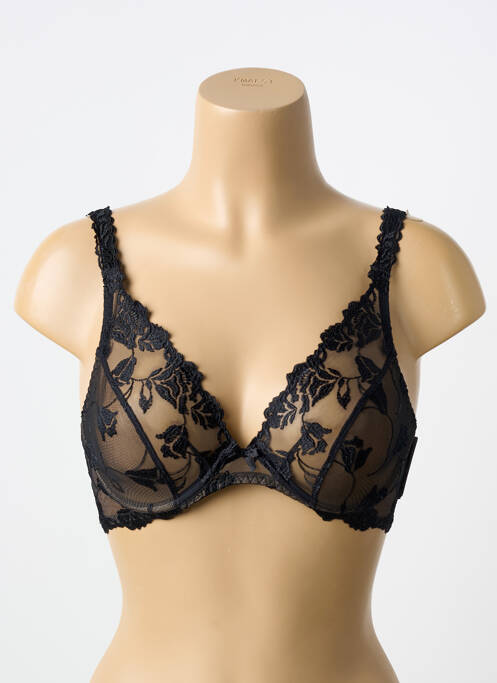 Soutien-gorge légère et transparente haut soutien-gorge emboitant noir AUBADE femme