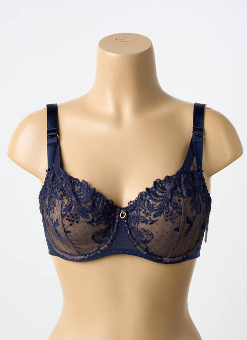 Soutien-gorge légère et transparente haut soutien-gorge emboitant bleu AUBADE femme