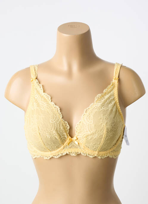 Soutien-gorge bretelle multi position haut soutien-gorge emboitant jaune AUBADE femme