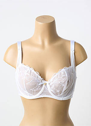 Soutien-gorge légère et transparente haut soutien-gorge emboitant blanc AUBADE femme
