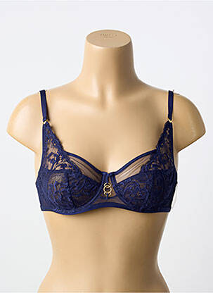 Soutien-gorge bretelle multi position haut soutien-gorge emboitant bleu AUBADE femme