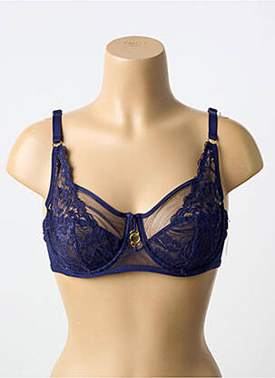Soutien-gorge légère et transparente haut soutien-gorge emboitant bleu AUBADE femme
