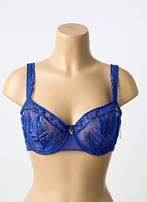 Soutien-gorge légère et transparente haut soutien-gorge emboitant bleu AUBADE femme
