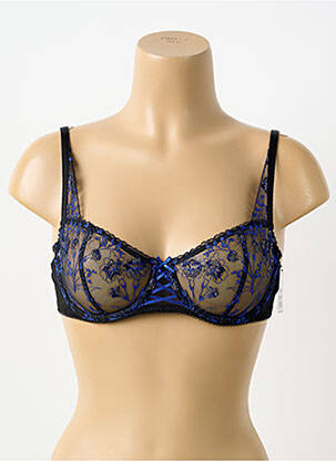 Soutien-gorge effet matière satinée haut soutien-gorge balconnet noir AUBADE femme