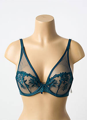 Soutien-gorge légère et transparente haut soutien-gorge emboitant vert AUBADE femme