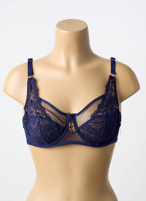 Soutien-gorge légère et transparente haut soutien-gorge emboitant bleu AUBADE femme