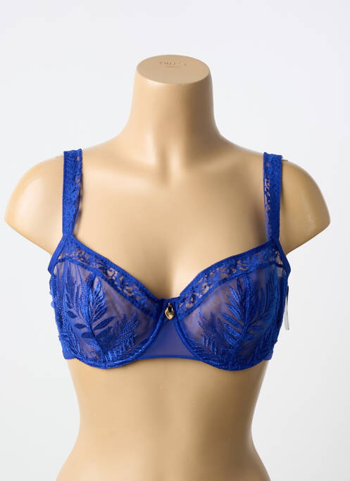 Soutien-gorge légère et transparente haut soutien-gorge emboitant bleu AUBADE femme