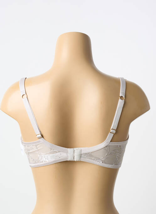 Soutien-gorge effet matière satinée haut soutien-gorge balconnet gris AUBADE femme