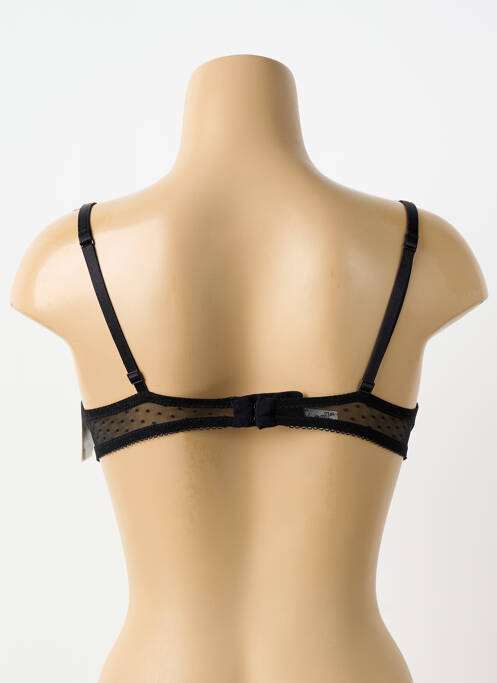 Soutien-gorge effet matière satinée haut soutien-gorge balconnet noir AUBADE femme