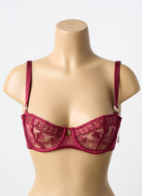 Soutien-gorge bretelle multi position haut soutien-gorge balconnet rose AUBADE femme