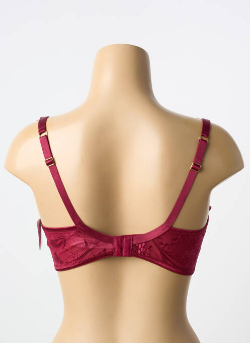 Soutien-gorge effet matière satinée haut soutien-gorge balconnet rose AUBADE femme