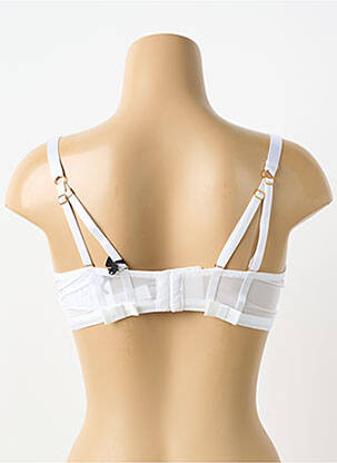 Soutien-gorge effet matière satinée haut soutien-gorge emboitant blanc VIKTOR & ROLF X AUBADE femme