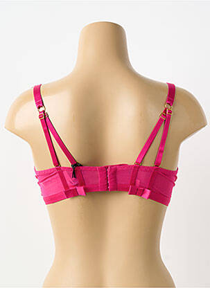 Soutien-gorge effet matière satinée haut soutien-gorge emboitant rose VIKTOR & ROLF X AUBADE femme