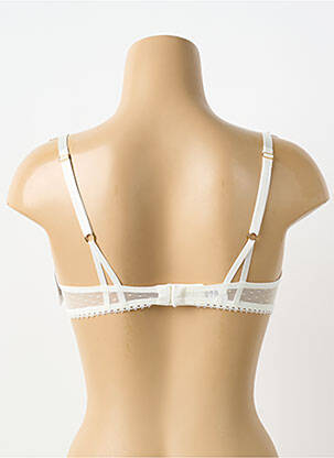 Soutien-gorge effet matière satinée haut soutien-gorge balconnet beige AUBADE femme
