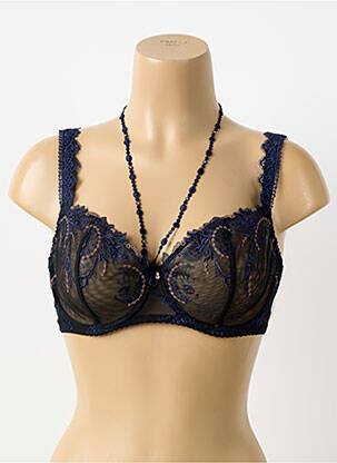 Soutien-gorge effet matière satinée haut soutien-gorge emboitant noir AUBADE femme