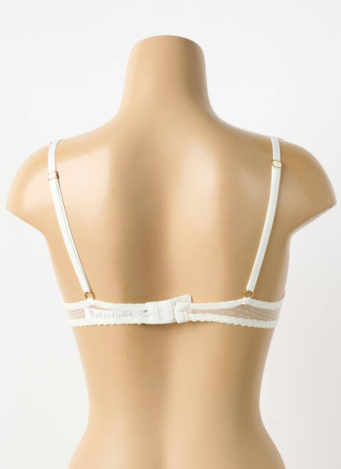 Soutien-gorge effet matière satinée haut soutien-gorge balconnet beige AUBADE femme