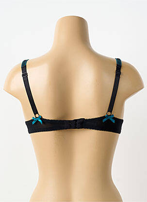Soutien-gorge effet matière satinée haut soutien-gorge balconnet bleu AUBADE femme