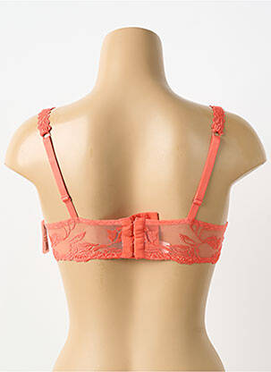 Soutien-gorge effet matière satinée haut soutien-gorge balconnet orange AUBADE femme