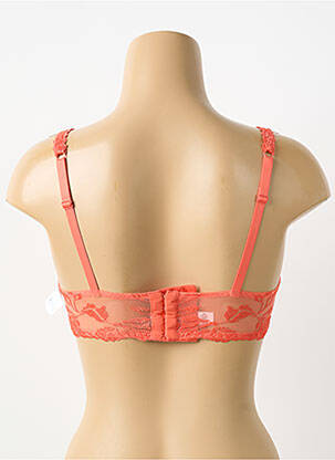 Soutien-gorge légère et transparente haut soutien-gorge emboitant orange AUBADE femme