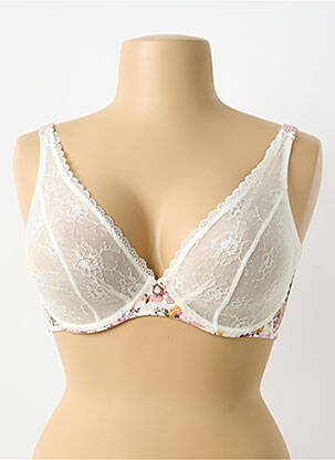 Soutien-gorge légère et transparente haut soutien-gorge emboitant blanc AUBADE femme