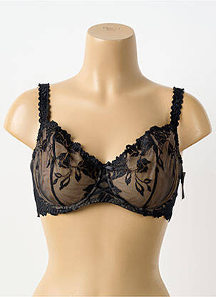 Soutien-gorge légère et transparente haut soutien-gorge emboitant noir AUBADE femme