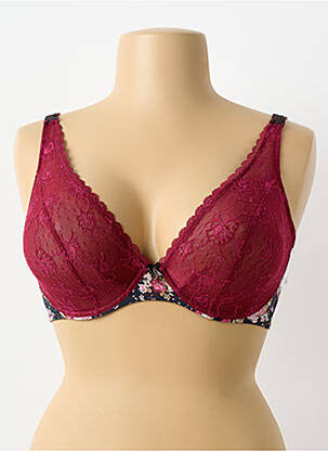 Soutien-gorge légère et transparente haut soutien-gorge emboitant rouge AUBADE femme