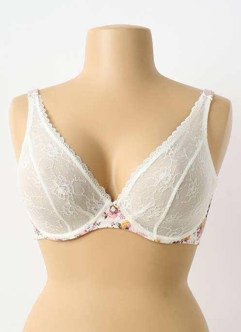 Soutien-gorge légère et transparente haut soutien-gorge emboitant blanc AUBADE femme