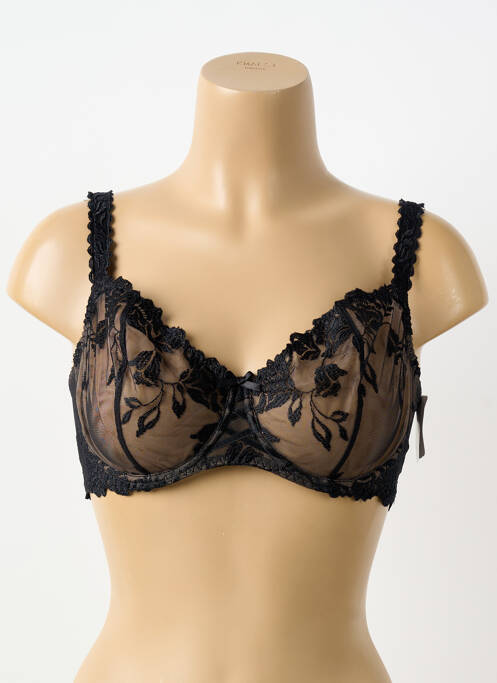 Soutien-gorge légère et transparente haut soutien-gorge emboitant noir AUBADE femme