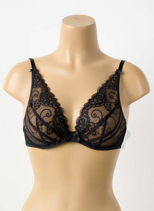 Soutien-gorge légère et transparente haut soutien-gorge emboitant noir AUBADE femme