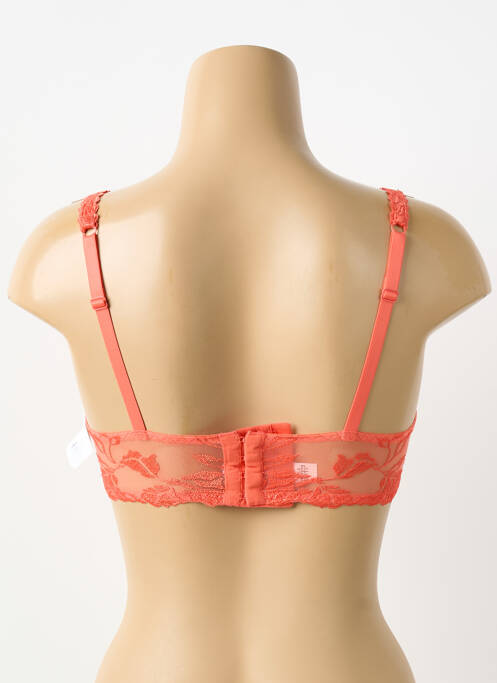 Soutien-gorge légère et transparente haut soutien-gorge emboitant orange AUBADE femme