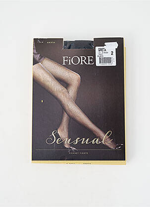 Collants stretch noir FIORE femme