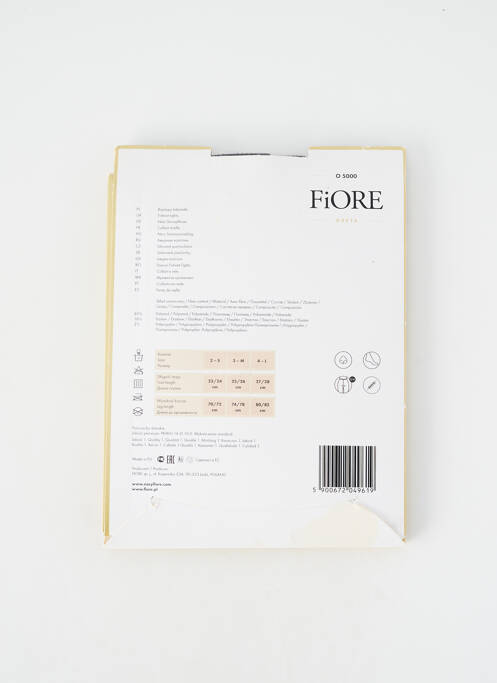 Collants stretch noir FIORE femme