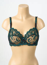 Soutien-gorge légère et transparente haut soutien-gorge emboitant vert LISE CHARMEL femme