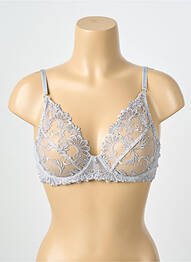 Soutien-gorge légère et transparente haut soutien-gorge emboitant gris LISE CHARMEL femme