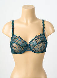Soutien-gorge légère et transparente haut soutien-gorge emboitant vert SIMONE PERELE femme